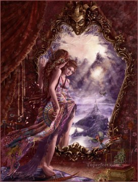 Fantasía popular Painting - espejo magico fantasia